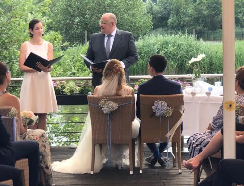 Tolle Trauung französisch und deutsch mit Theresa und Carsten Rietberg
